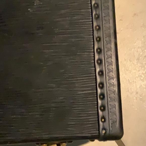 Louis Vuitton vintage collectible, 1930s black presidents briefcase 57/100!!! - Picture 4 of 5